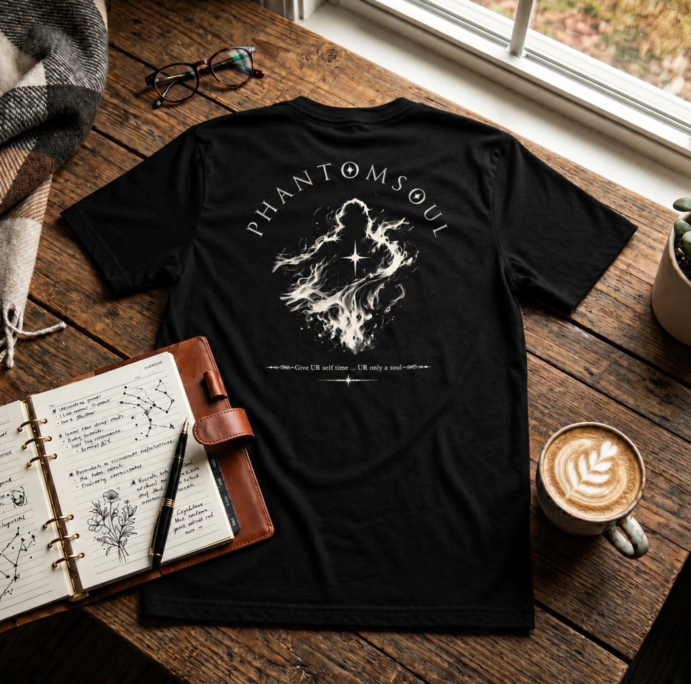 PhantomSoul  Ink Silhouette Tee | Eclipse